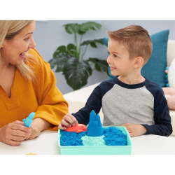 Kinetic Sand - Кинетическая песочница с голубым песком 454 г 20146480 / артикул   71402 6067478 20146480  / GTIN 778988404935
