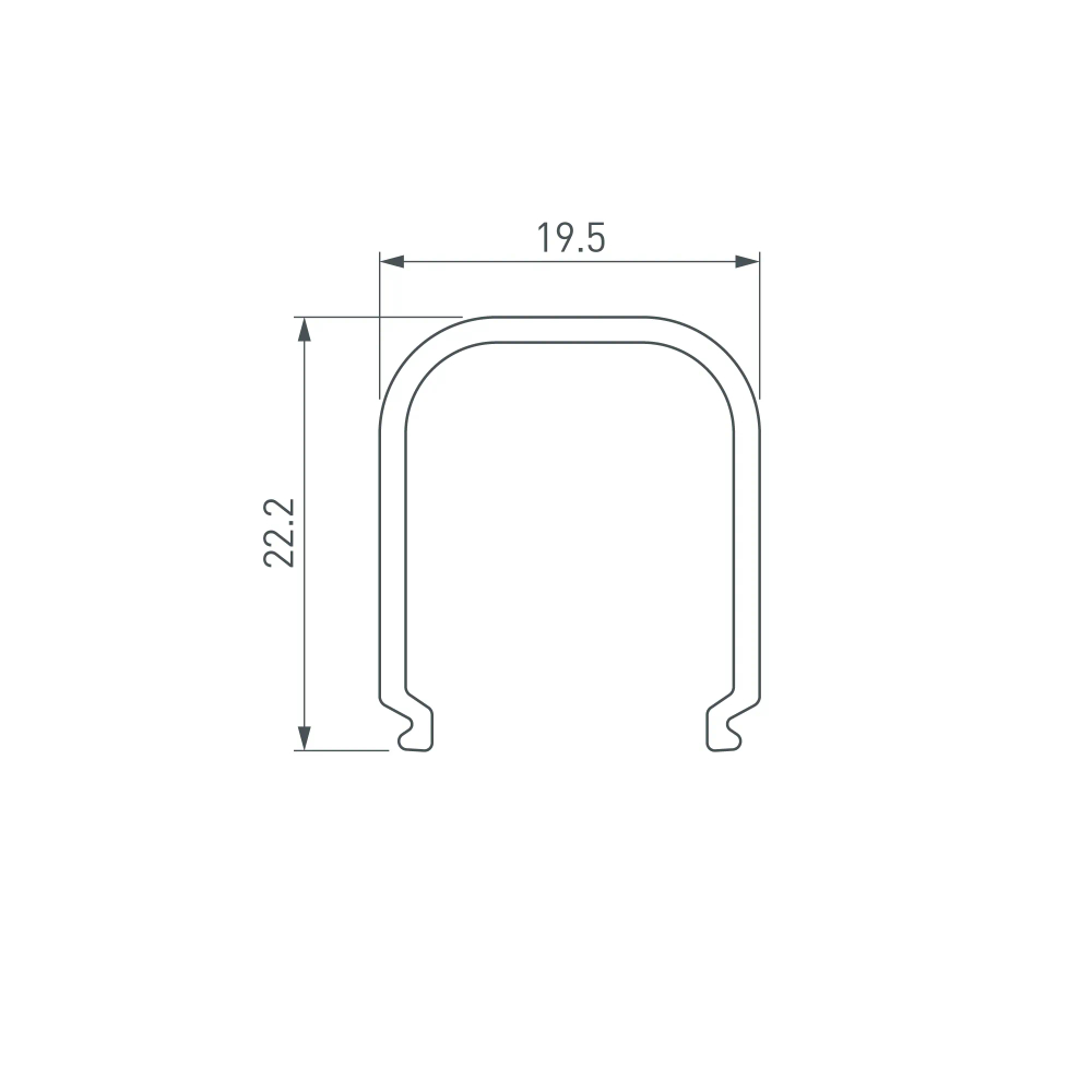 Экран ARH-WIDE-(B)-H20-2000 RRC Frost-PM (Arlight, Пластик) 018872