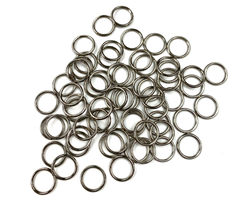 Кольцо металл серебро 10 мм