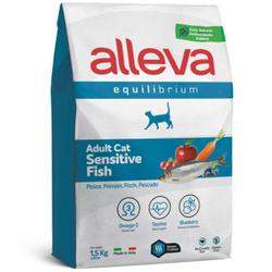 Сухой корм супер-премиум класса Аллева Эквилибриум Сенситив Equilibrium Sensitive Fish Аллева Эквилибриум Сенситив для взрослых кошек, с рыбой,10кг