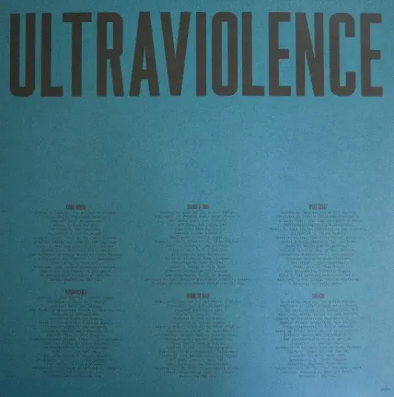 Lana Del Rey – Ultraviolence 2LP