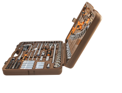 OMT143SL Набор инструмента универсальный 1/4", 1/2"DR, 143 предмета