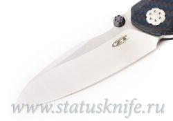 Нож Zero Tolerance ZT 0850 Blue CF BS Sinkevich / Rexfordфотография - 2