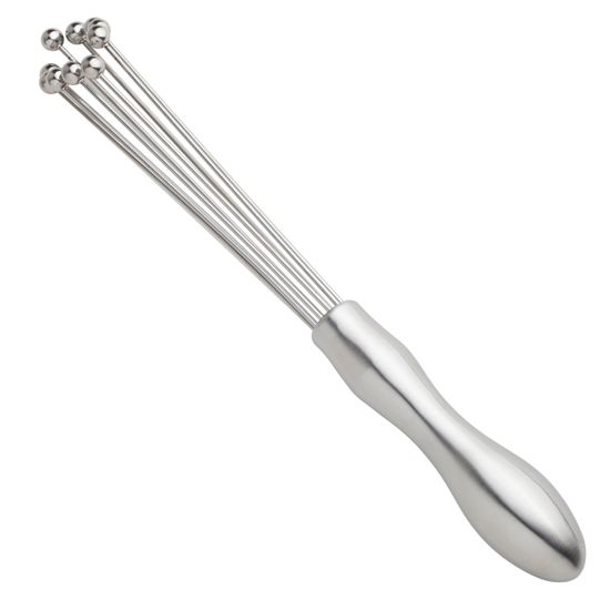 Венчик из нержавеющей стали Kamille КМ-5069 с прямыми прутками и шариками