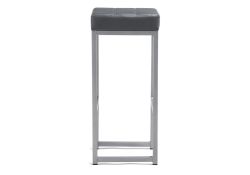 Барный стул Khurkroks серый полимер / светлый мусс