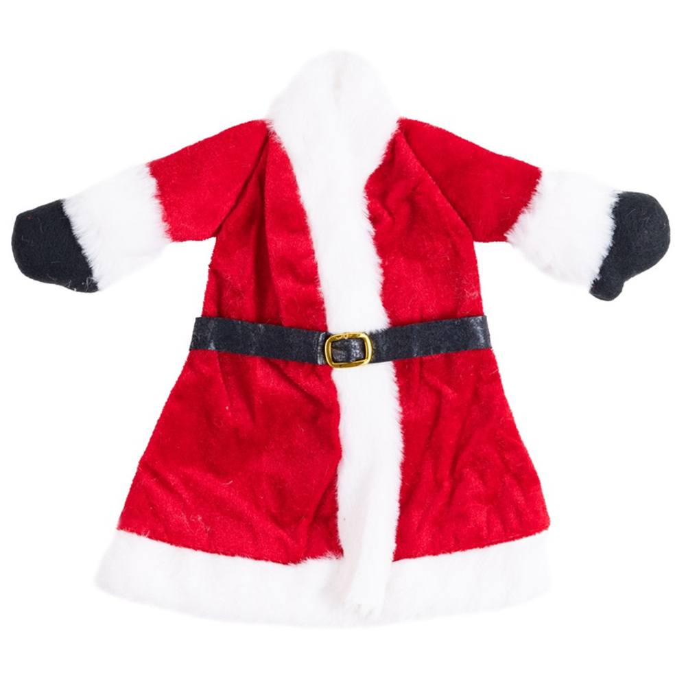 Украшение для бутылки "Пальто Деда Мороза"