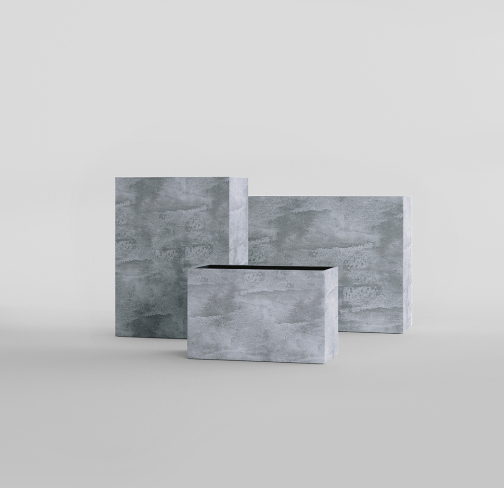 Кашпо, коллекция Concrete, форма DEVIDER