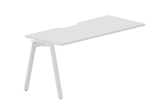 стол Arena 1580х680х750мм (с эргономичным вырезом) - приставной элемент