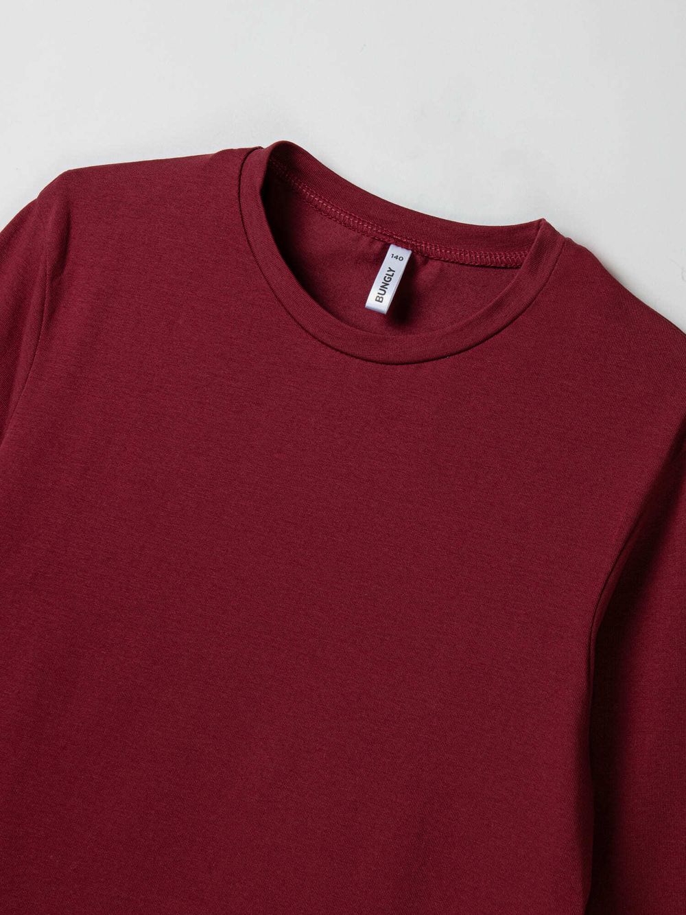 Лонгслив базовый "Бордо" 7+