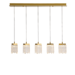 Подвесной светильник MD25020403-5B2 Satin gold, LED/25.4W, 3000K dimmable