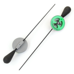 Удочка зимняя "Настенька", капелька (Р-черный, К-зеленый, О-серый), 2шт/уп