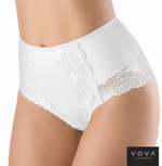 Высокие трусики-слипы Snejanna с кружевом (Размер: 40) (Цвет: молочный)