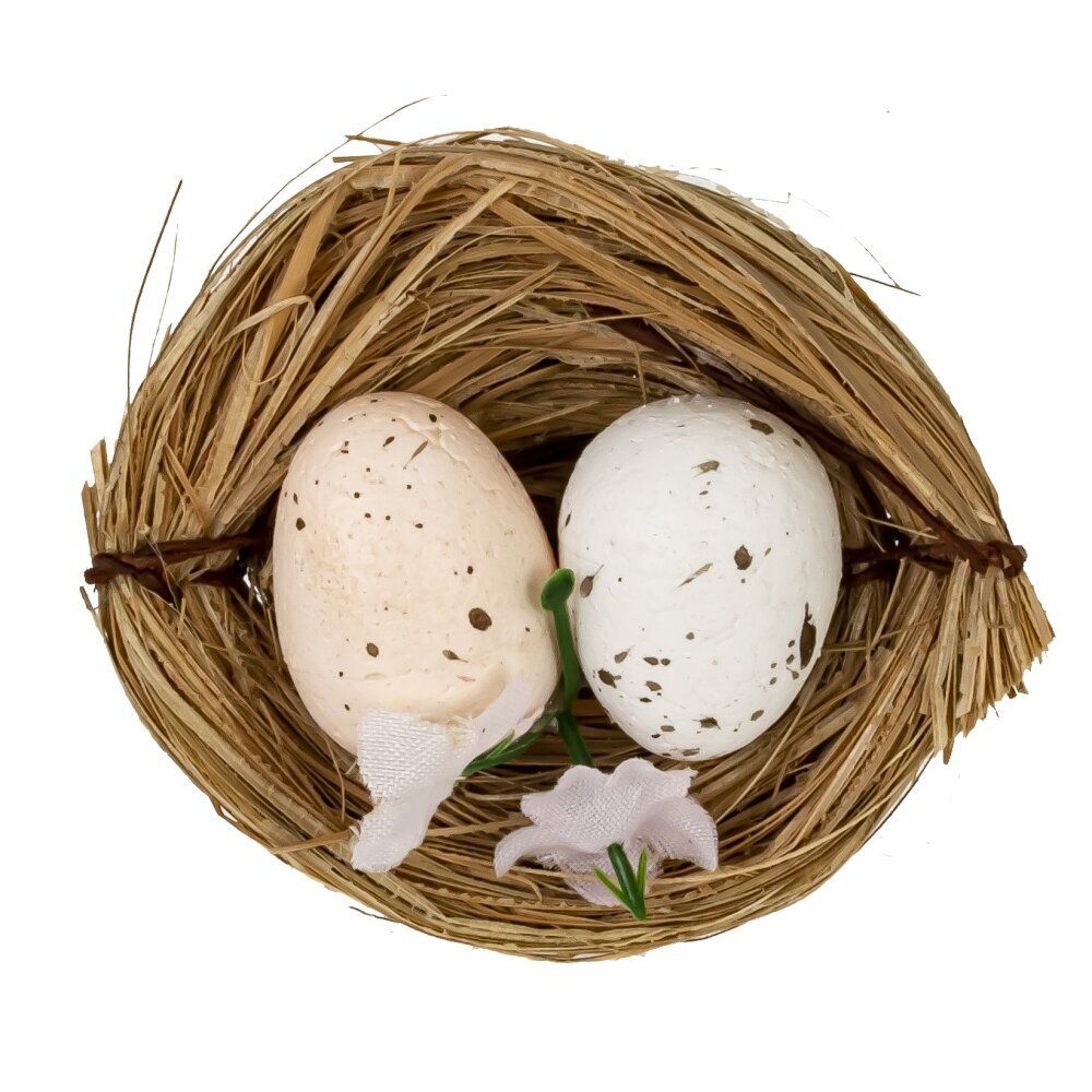 GAEM Набор из 6-ти изделий декоративных "Гнездо пасхальное" (6*3), L16,5 W11,5 H3 см