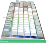Клавиатура A4Tech Fstyler Neon серый/белый (FS100)
