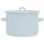 Кастрюля эмалированная 5,5л без рисунка 02/20-1617Н