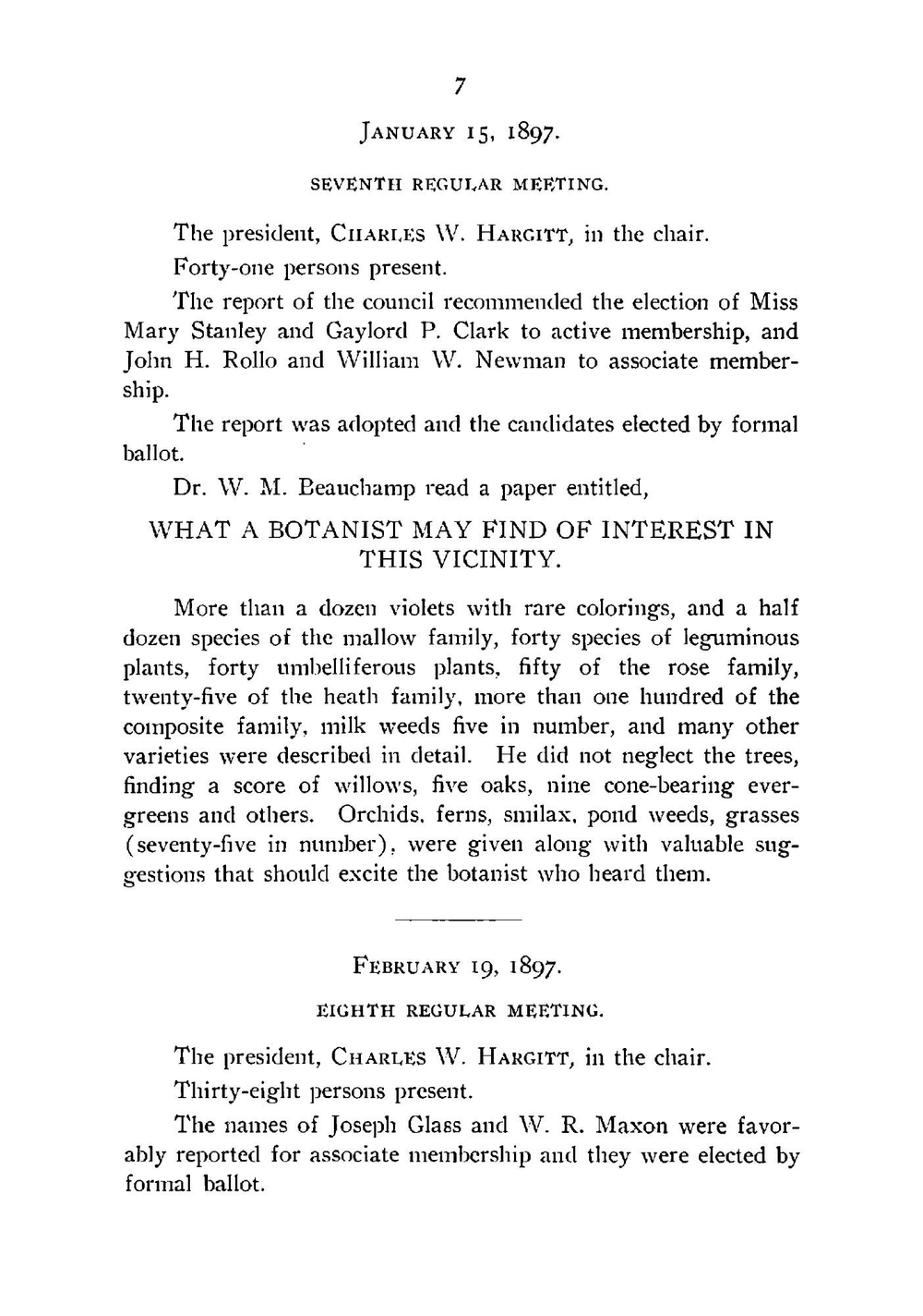 Proceedings of the Onondaga Academy of Science. Volume 1 | Onondaga Academy of Science