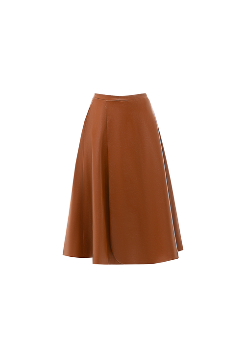 Юбка из экокожи 02-01-24 FW