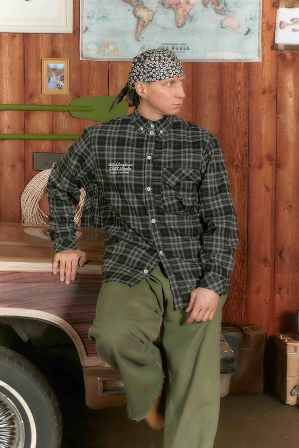 Рубашка Human Flannel Black - фото 3
