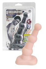 Анальная втулка телесного цвета - 15,2 см. (Цвет: телесный)