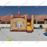 Коммерческий надувной батут "Школа волшебников"