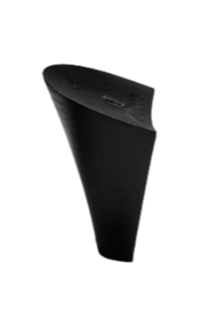 Каблуки женские К-7003, 80 мм, черный полосатый