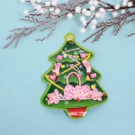 Набор аксессуаров для волос детский «New Lady Krasa - Маленькая Принцесса» (4 зажима,4 крабика, 3 резинки), 15*21см