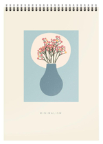 Блокнот А6 40 листов клетка "Простота в деталях" греб. мел. карт., спл. Уф-лак (Schoolformat)