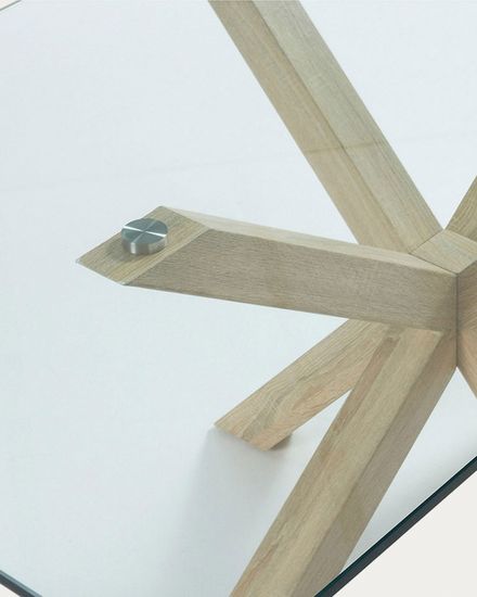 Стол Arya 160x90 металл стекло