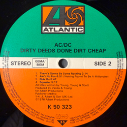 Виниловая пластинка AC/DC - Dirty Deeds Done Dirt Cheap LP