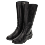 562559 сапоги женские черные