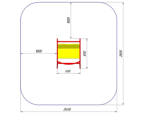 Качалка на двойной пружине Пожарная машина КБ-42