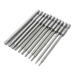 Набор шестигранных бит для шуруповерта 11шт, 100мм