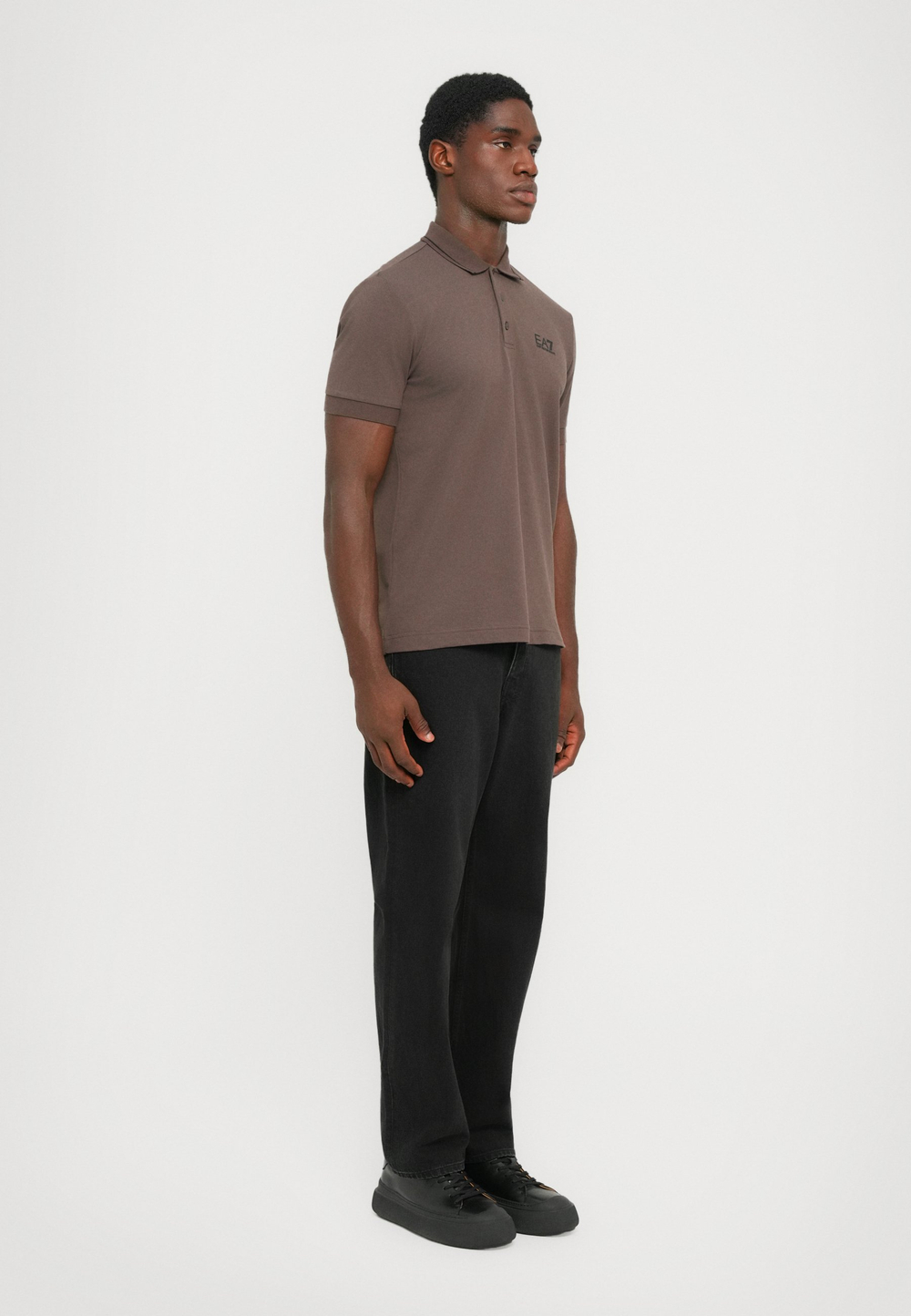 EA7 Emporio Armani Футболка-поло - Коричневый