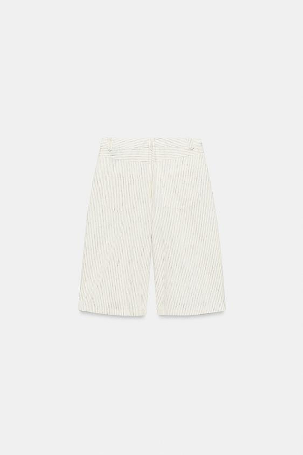 ZARA ШОРТЫ В ПОЛОСКУ С ЗАЩИПАМИ — ZW COLLECTION, ПОЛОСКИ