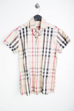 Рубашка в модную клетку, маркировка L, визуально на 50 размер