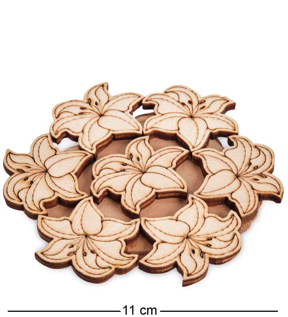 Народные промыслы ДР- 49/ 5 Подставка под горячее 110х10мм