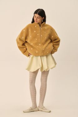 Юбка мини (Baby Doll cotton edition), сливочная