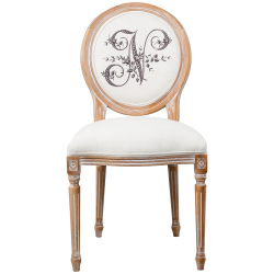 Стул Объект мечты Монограмма буквы N