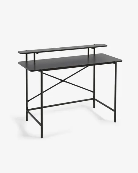 Письменный стол Galatia черный меламин | La Forma | Испания | Купить в Hallberg.ru