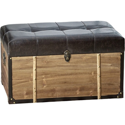 Пуф-сундук 68х40х39см МДФ, дерево, искожа, поролон, металл