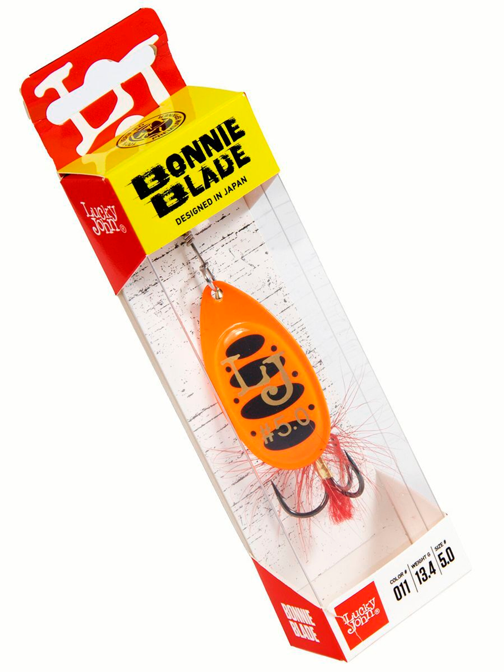 Блесна вращающаяся Lucky John BONNIE BLADE 4 10.3г 011 в блистере