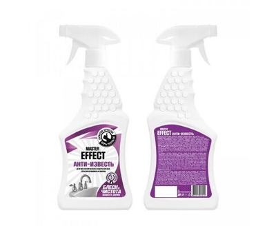 Средство для сантехники АНТИ-Известь распылитель 500мл MASTEREFFECT grKCЧС-235