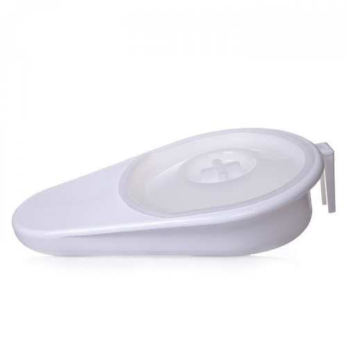 Судно подкладное полимерное с крышкой