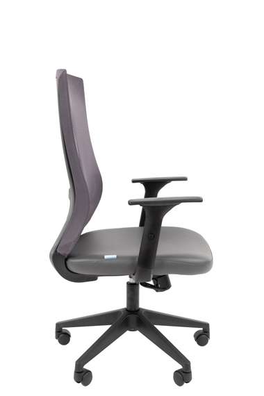 Офисное кресло Chairman 500LT Россия экокожа серый/TW-04 серый Б/П