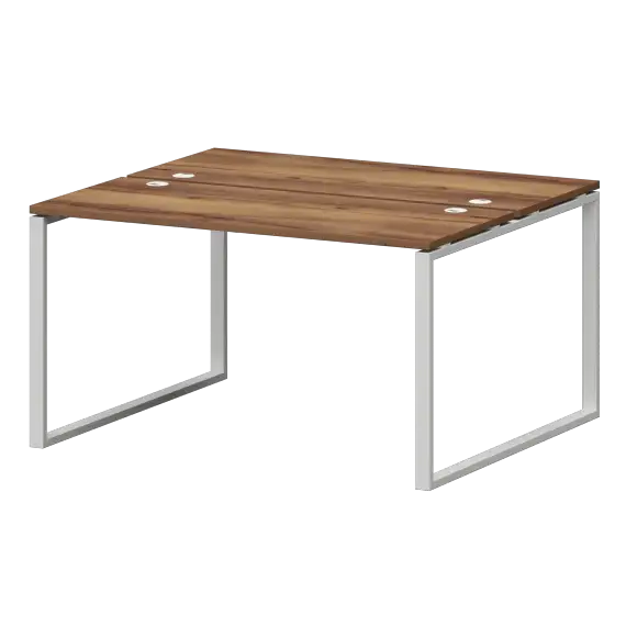 Бенч двойной на металлокаркасе СМС2-О-18К.120.Пр25  1800x1236x750 Смарт