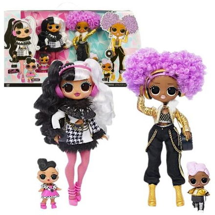 Кукла LOL Surprise OMG Dollie и зимняя дискотека 24K DJ - Набор из 4 эксклюзивных кукол Лол 426165