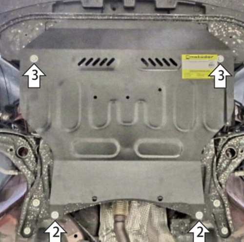 Защита двигателя для Livan X3 Pro (2022-) Motodor.74701