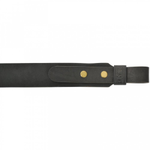 Ремень ружейный прямой 35 мм, винт/с, черный (100 см)