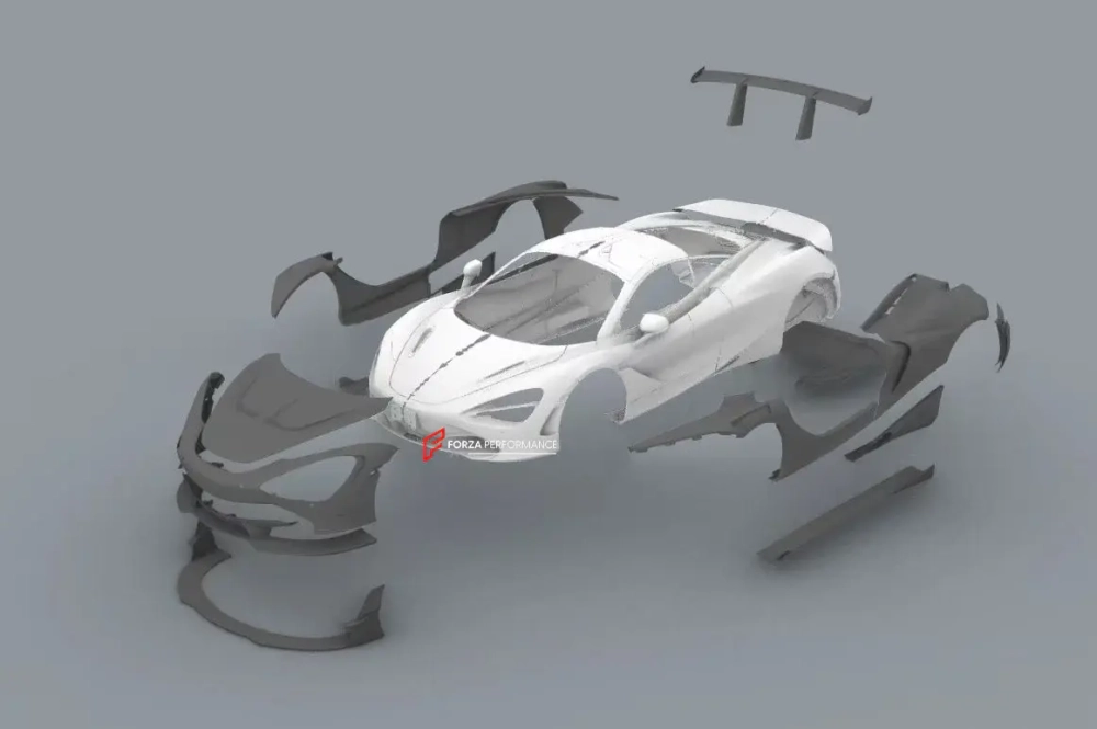 Карбоновый обвес для McLaren 720S 2017-2023 МакЛарен тюнинг