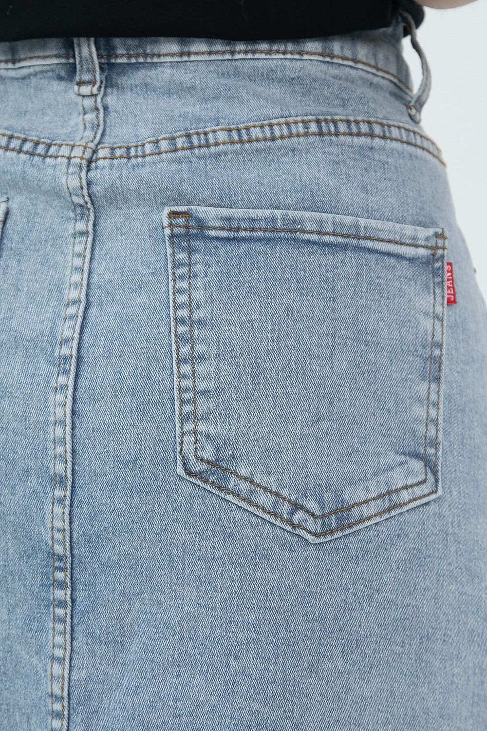 Юбка Самара (серо-голубая) Ю13576-4М LT Collection